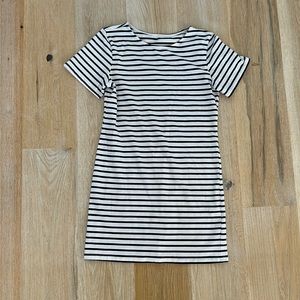 Black and White Striped Dress